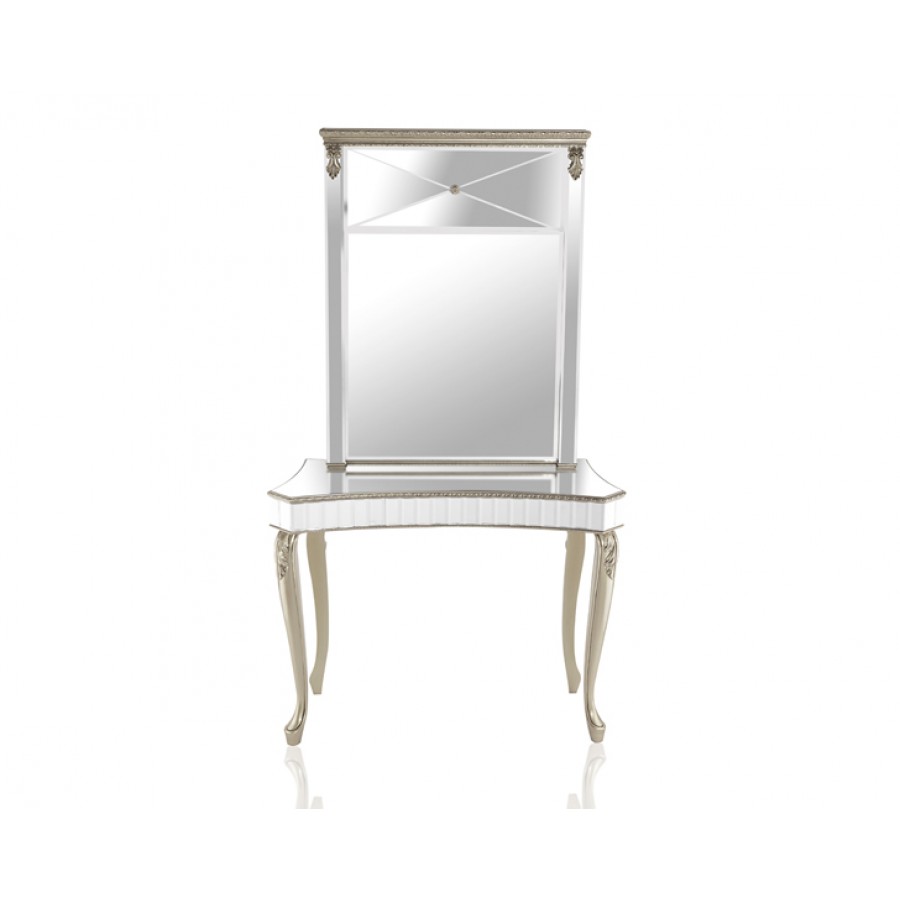 Atalante Silver Dresuar Ayna Seti 115x40x75 Cm