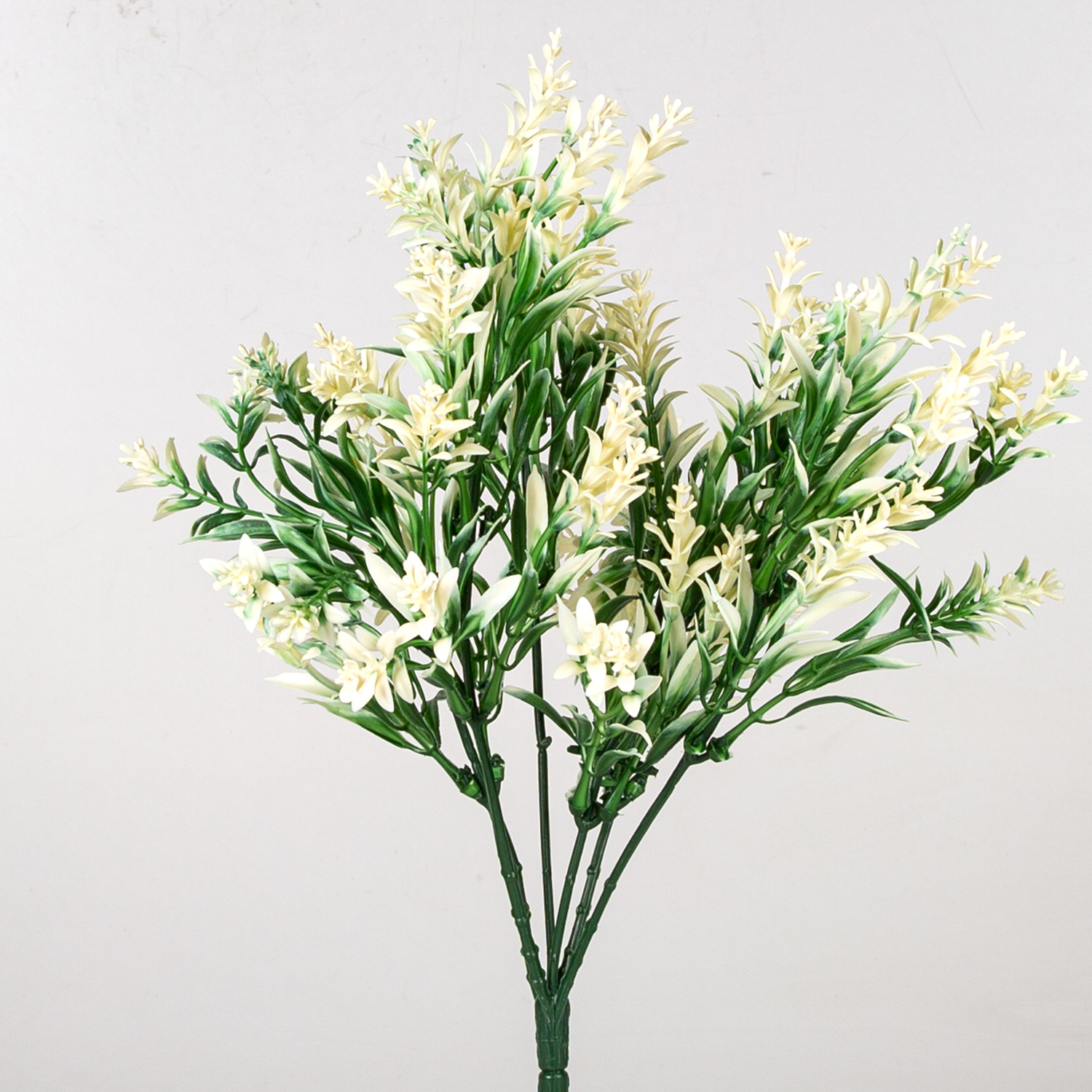 Yapay Nergis Bitkisi Beyaz 40 Cm. UV Korumalı - Dış Mekan Uyumlu