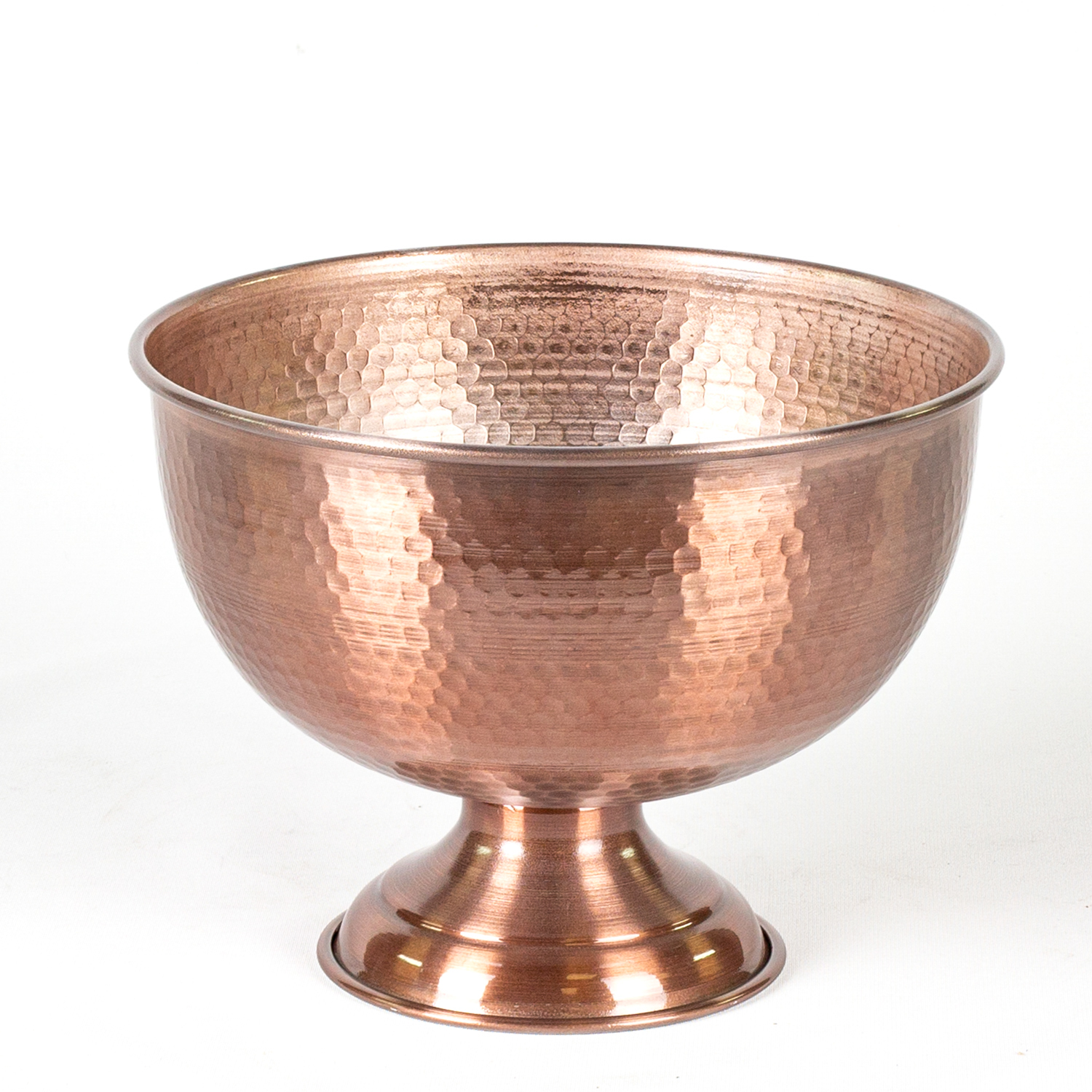 Ayaklı Metal Saksı Bronz 26x20x26 Cm. - Herdekora