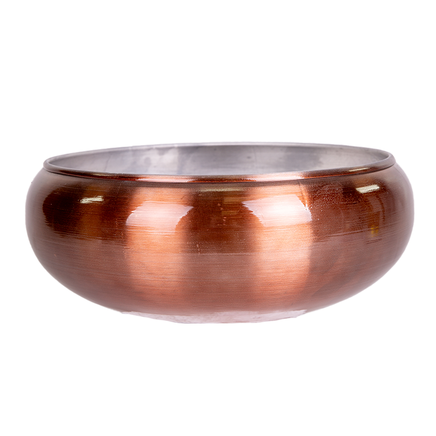 Metal Saksı Bronz 29x12 Cm. - Herdekora