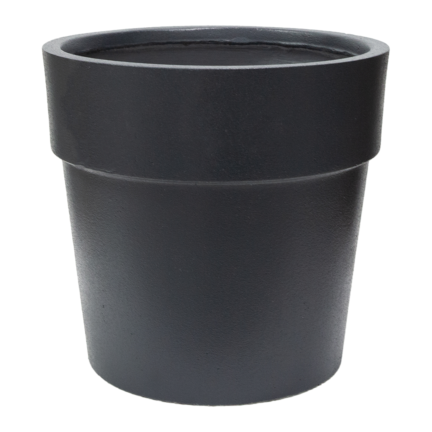 Beton Saksı Kemerli Antrasit 39x38 Cm.  - Herdekora
