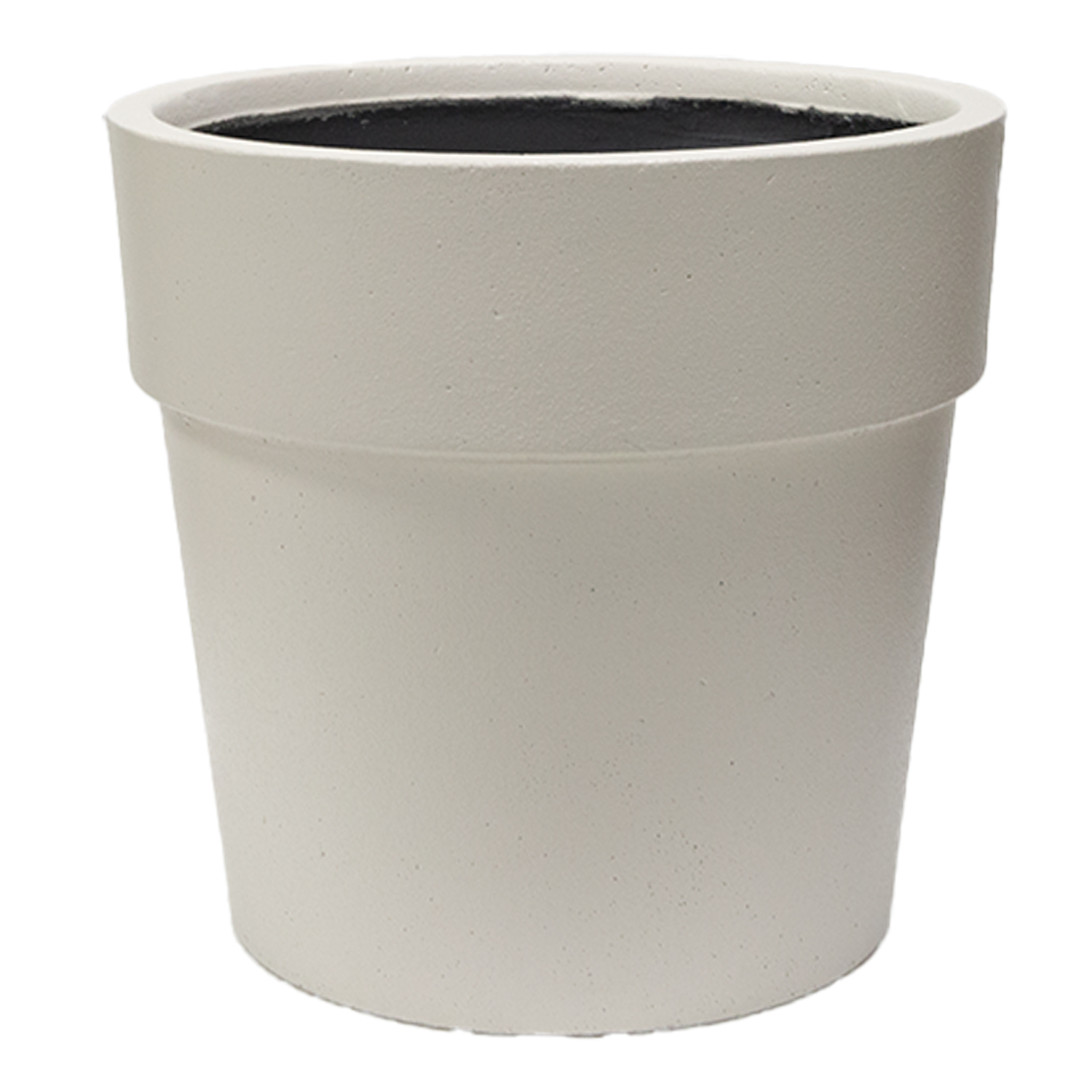 Beton Saksı Kemerli Beyaz 39x38 Cm. - Herdekora