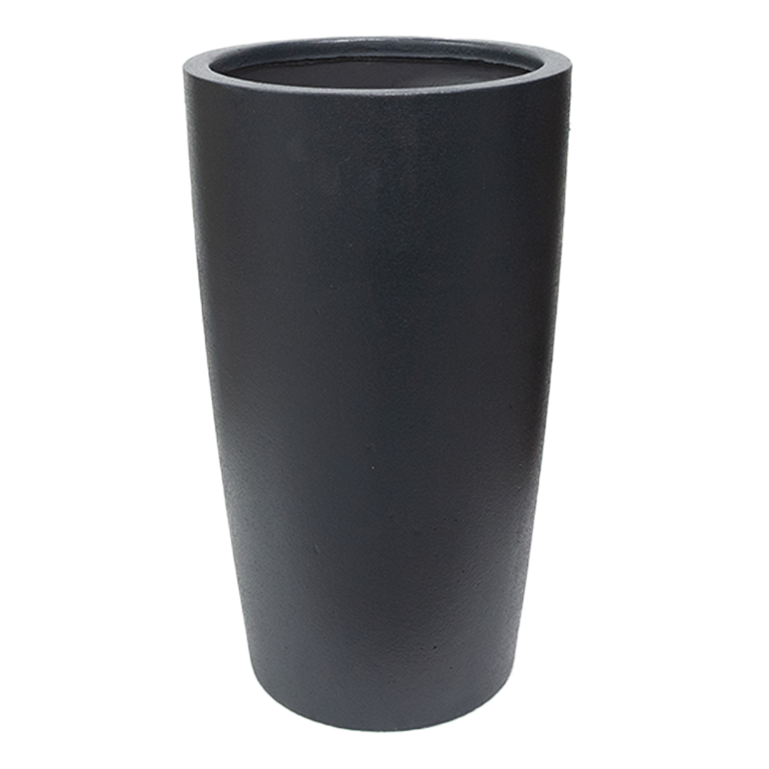Beton Saksı Yuvarlak Antrasit 35x60 Cm. - Herdekora