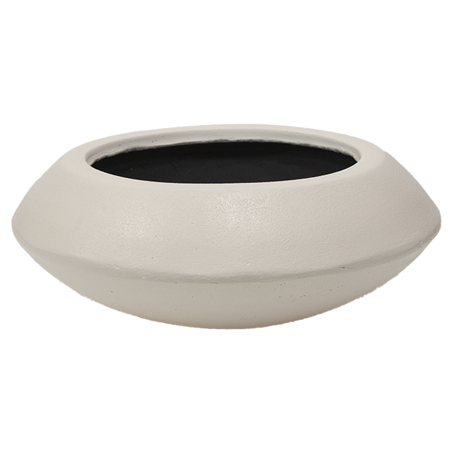 Beton Saksı Ufo Beyaz 25x17 Cm. - Herdekora