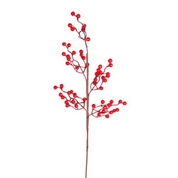 Yılbaşı Çiçeği Pike Berry Kokina Kırmızı 75 Cm.