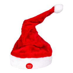 Yılbaşı Süsü Noel Baba Şapkası Hareketli ve Müzikli 25 Cm. - Herdekora